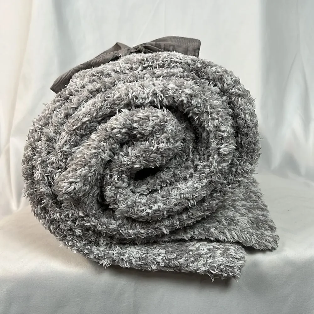 NWT Barefoot Dreams Dove Gray White Pet Bundle Starfish Buddie and Blanket